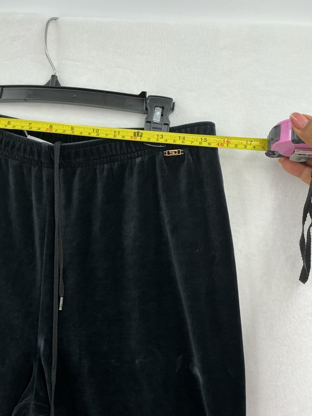 Wide-Leg Black Pull-On Palazzo Pants 830 - Picture 5 of 7